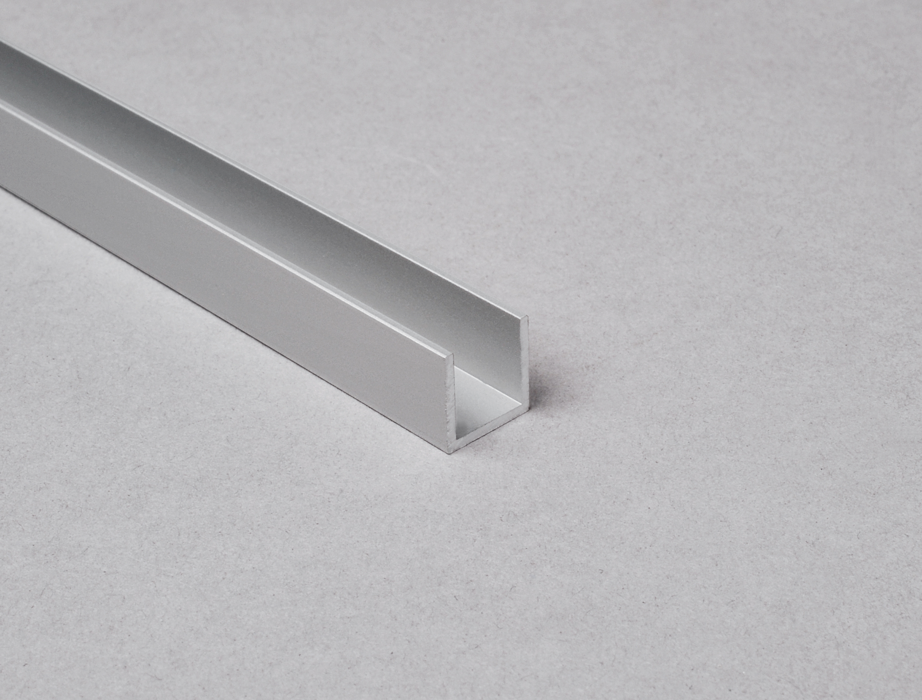 U-Profil, 8x8x8x1mm, max. 6mm