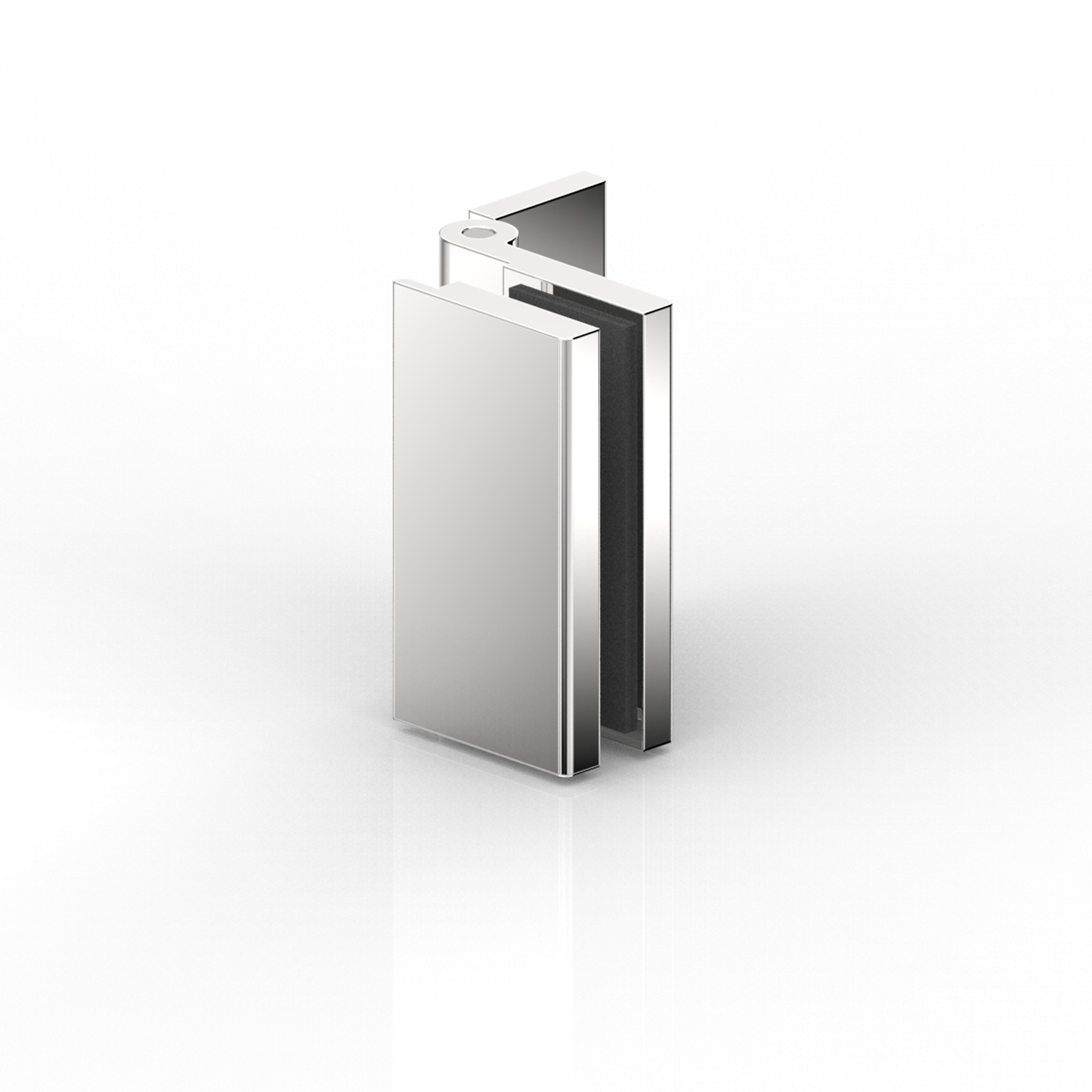 Anschlagtürband TERO, Glas-Wand 90°